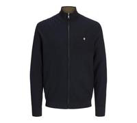 Jack & Jones - Jprblurex Knit Full Zip Cardigan Ln Blu - Abbigliamento S Blu