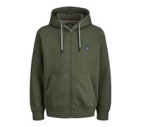 Jack & Jones - Jprbluronaldo Sweat Zip Hood Prau25 Verde - Abbigliamento S Verde