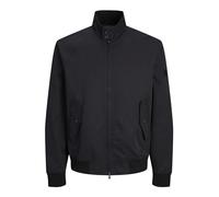 JACK & JONES Jprblurudy Harrington Jkt SN Giacca, Nero, M Uomo