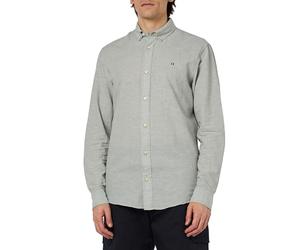 JACK & JONES Jprblusummer Shield Shirt L/S Camicia a Maniche Lunghe, Lily Pad/Fit: Slim Fit, XL Uomo