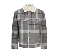 JACK & JONES Jprblutexas Wool Blend Trucker Jacket SN, Grigio, M Uomo