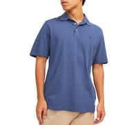 JACK & JONES Jprbluwilliam Wash SS Polo, Blu Oltremare, S Uomo