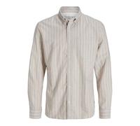 JACK & JONES Jprbrook Oxford Shirt L/S Noos Camicia, Poppy Seed, XL Uomo