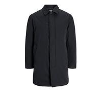 JACK & JONES Jprcccity Padded Mac Coat Cappotto, Nero, S Uomo