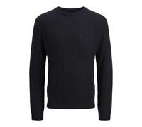JACK & JONES Jprcclambswool Knit Cable Crew Neck, Cielo Notturno, XS Uomo