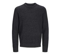 JACK & JONES Jprcclambswool Knit Crew Neck SN Maglione Lavorato a Maglia, Black Beauty/Dettagli: Twist, L Uomo