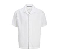 Jack & Jones - Camicia in puro lino bianca-Bianco S
