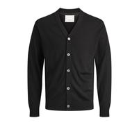 JACK & JONES Jprccmerino Knit V-Neck Cardigan Nero M