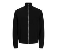 JACK & JONES Jprccmilano Stitch High Neck Cardigan, Nero, M