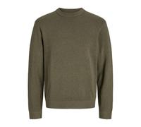 Jack & Jones Premium - Maglione girocollo lavorato oliva-Verde M