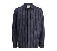 JACK & JONES Jprccraymond Spring Stripe SN - Maglia da Uomo, Cielo Notturno, L