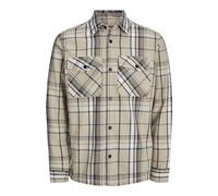 JACK & JONES Jprccroy Spring Check-Maglietta a Maniche Corte, Taglia L/S SN Camicia, Campi di Rye/Checks: vestibilità Comoda, M Uomo