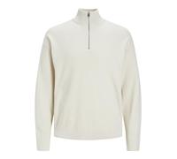 JACK & JONES Jprccspring Perfect Knit Half Zip Maglione Lavorato a Maglia, Latte di Mandorla, L Uomo