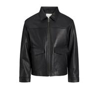JACK & JONES JPRCCWALLACE - Giacca in Pelle da Uomo, Taglia L, Colore: Nero, Nero, L