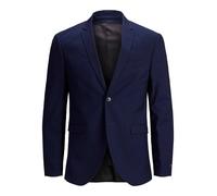 Jack & Jones Jprfranco Blazer - Giacca Monopetto Misto Viscosa Blu - Taglia 52