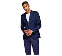 Jack & Jones Jprfranco Blazer - Giacca Monopetto Misto Viscosa Blu - Taglia 46