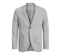 Jack&Jones JPRFRANCO Check Blazer SN, Blazer Uomo, Light Gray/Checks:Super Slim Fit,