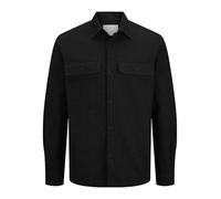 JACK&JONES JPRRAYMOND Melange Solid - Camicia da Uomo, Taglia L, Colore: Nero, Black Beauty/Fit: vestibilità Comoda, L