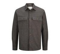 JACK&JONES JPRRAYMOND Melange Solid - Camicia da Uomo, Taglia M, Colore: Nero, Nero Ardesia, vestibilità Comoda, M