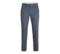 JACK & JONES Pantaloni con piega frontale 'RIVIERA' blu colomba, Taglia 50