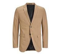 Jack & Jones Jprsolaris Blazer Noos Giacca Uomo, Marrone (Petrified Oak: Super Slim Fit), 52 EU