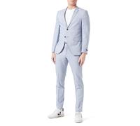 JACK & JONES Jprsolaris Check Suit Abito, Troposphere/Checks: Super Slim Fit, 60 Uomo