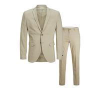JACK & JONES JPRSOLARIS Check Suit, Travertina/Checks: Super Slim Fit, 56