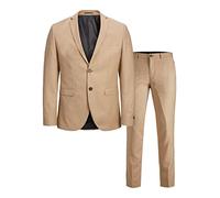 JACK & JONES Jprsolaris Suit Noos Abito in Due Pezzi, Marrone (Curds & Whey), 54 Uomo