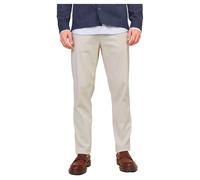 JACK&JONES JPSTACE JJHARLOW Chino Noos Pantaloni, Moonbeam, W28 / L32 Uomo