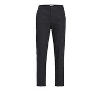 JACK & JONES Jpstace Jjsummer Linen Blend Pant SN, Pantaloni Chino Uomo, Nero, 32W / 34L