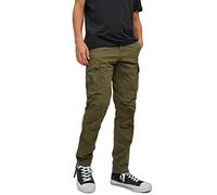 Jack & Jones Intelligence - Pantaloni cargo kaki-Verde W33 L30