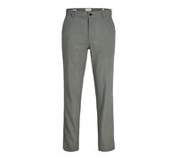 JACK & JONES Jpstace Summer Linen Blend Chino Pant SN Pantaloni, Agave Green, 34W x 32L Uomo