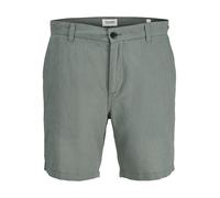 JACK & JONES Jpstace Summer Linen Blend Short SRT SN, Agave Green, S Uomo