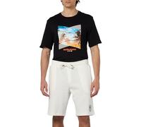JACK & JONES Jpstbersi Nafa-Pantaloncini Sportivi Felpa, Ballerino di Nuvola, L Uomo