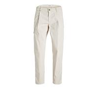 JACK & JONES Jpstbill Jjfreddie AMA Pantaloni Chino, Raggio di Luna, 33W x 32L Uomo