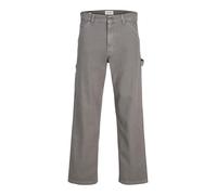 JACK & JONES Jpsteddie Jjbarkley-Pantaloni Carpenter Cargo, Perla, 33W x 34L Uomo