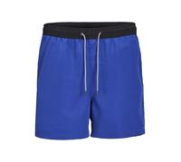 JACK & JONES Jpstfiji Jjswim Black Tape Ly SN Shorts, Bluing, L
