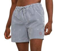 JACK & JONES Jpstfiji Jjswim Small Stripes Ly Costume a Pantaloncino, Blazer Blu Marine, XS Uomo