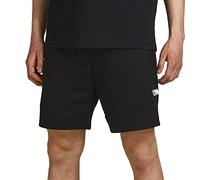 JACK & JONES Jpstgordon Jjair Sweat Bex SN Shorts, Nero, S