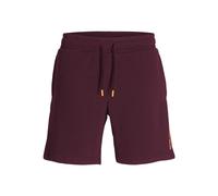 JACK & JONES Jpstgordon Jjalvis NAF-Pantaloncini Sportivi Felpa, Vineyard Wine, XS Uomo