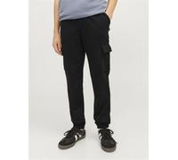 Jack&Jones JPSTGORDON JJBRADLEY Sweat Cargo Pan Jnr, Pantaloni Sportivi Bambino, Black,
