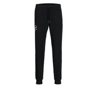 JACK & JONES Jpstgordon Jjsimon-Pantaloni Sportivi NAF Jogging, Nero, XL Uomo