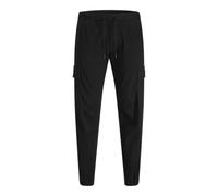 JACK & JONES Jpstkane Dylan Cuffed Cargo Ret Pls - Plus Size, Nero, 40W x 30L