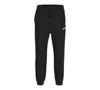 JACK & JONES Jpstkane Jjcaleb Sweat Pants Imp Noos Jogging, Nero, M Uomo