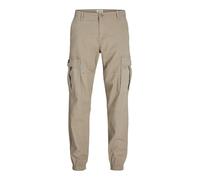 JACK & JONES Jpstkane Jjjonnie Cuffed Cargo Pantaloni, Crockery, 30W x 32L Uomo