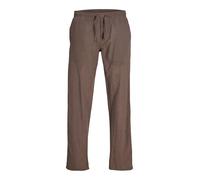 JACK & JONES Jpstkane Summer Linen Blend Jogger SN, Falcon, M Uomo