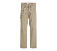 JACK & JONES Jpstkarl Milo Pleated Chino da Uomo, Crockery, 34W x 32L