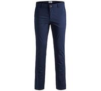 JACK & JONES Jpstmarco Jjbowie Noos, Pantaloni Uomo, Navy, 30W / 34L