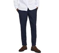 JACK & JONES Jpstmarco Jjconnor Noos, Pantaloni Casual Uomo, India Ink/Checks:Check, 36W / 32L