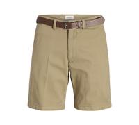 JACK & JONES Jpstmarco Jjfranco Chino Shorts W Belt, Elmwood, L Uomo